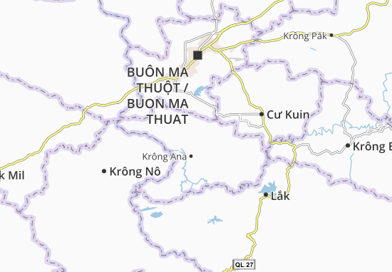 Kaart Plattegrond Ea Bông