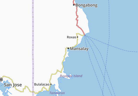 Kaart Plattegrond Mansalay
