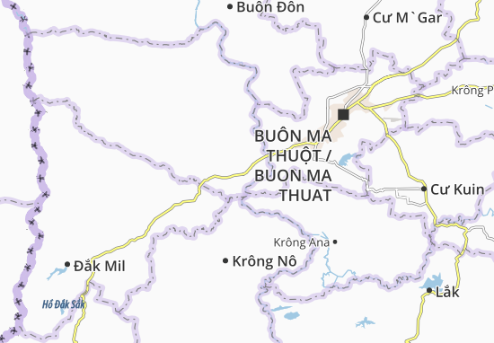 Kaart Plattegrond Cư Jút