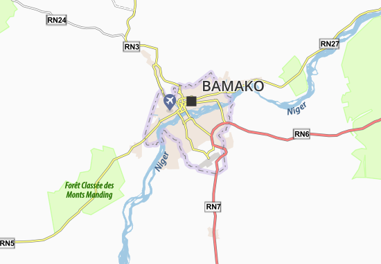 Mapa Daoudabougou