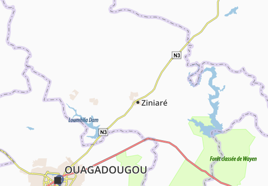 Karte Stadtplan Guilongou