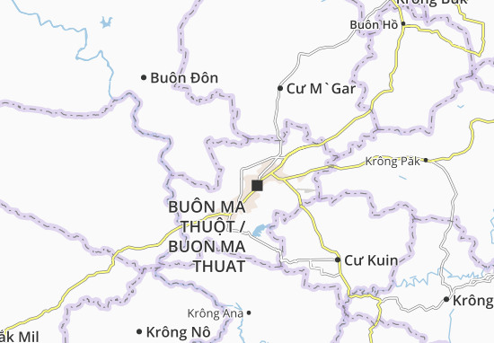 Karte Stadtplan Cư Ê Bur