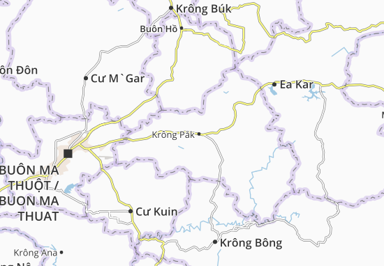 Kaart Plattegrond Ea Yông