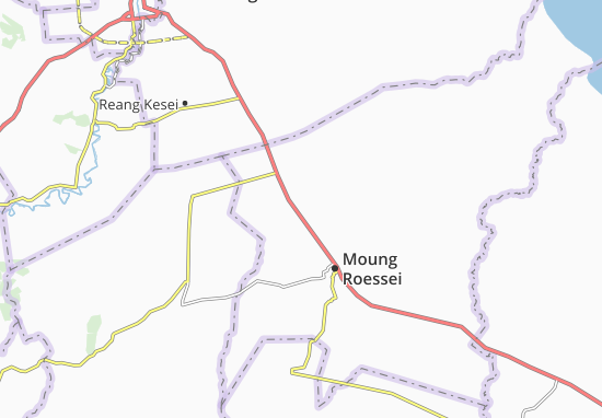 Karte Stadtplan Phumi Krakaoh