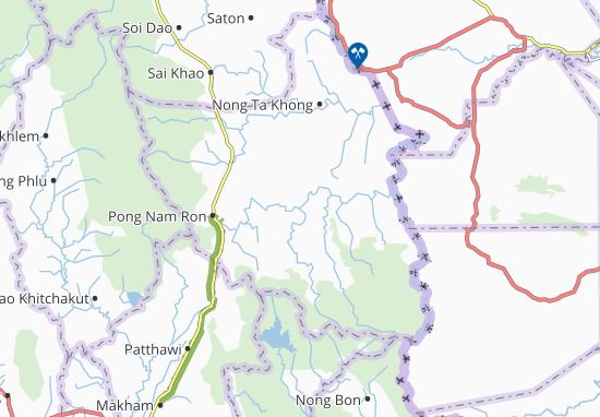 Karte Stadtplan Pong Nam Ron