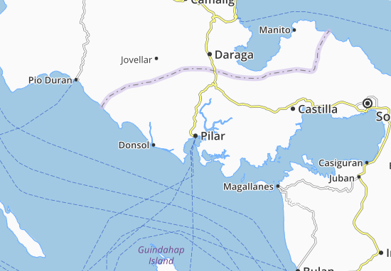 Karte Stadtplan Pilar