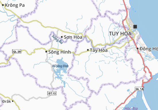 Mapa Sơn Thành Tây
