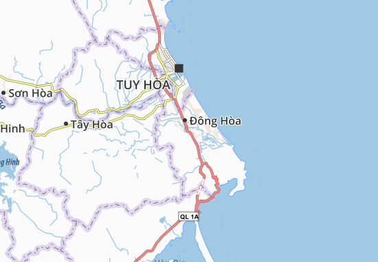 Karte Stadtplan Hòa Xuân Tây