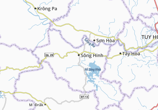 Mapa Sông Hinh