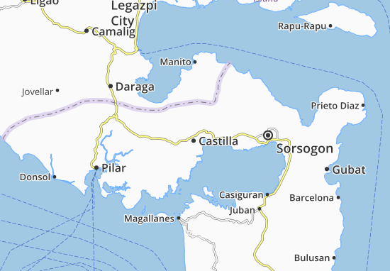 Karte Stadtplan Castilla