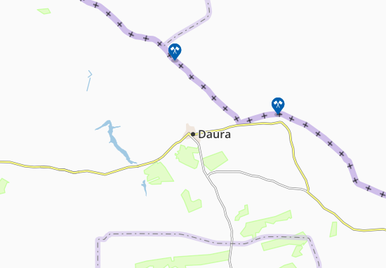 Mapa Daura