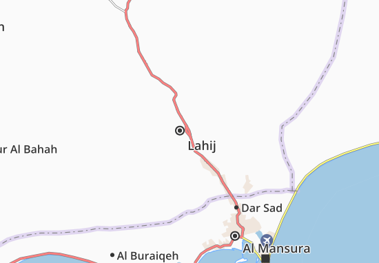 Karte Stadtplan Al Hawtah