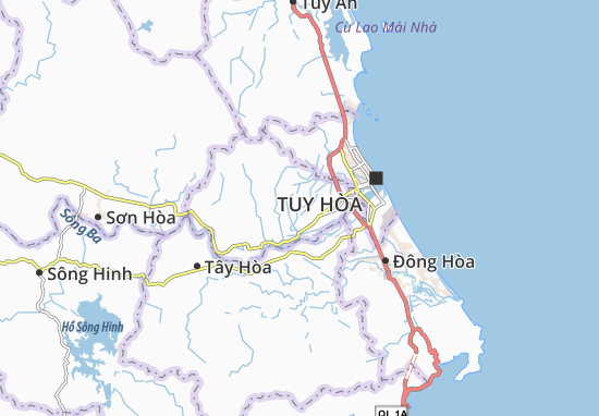 Kaart Plattegrond Hòa Quang Nam