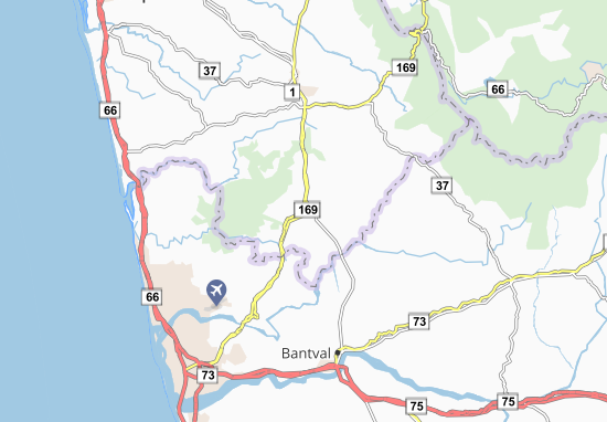 Mapa Mudabidri