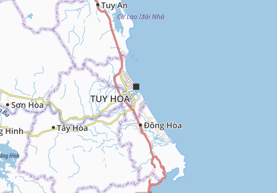 Karte Stadtplan Phú Đông