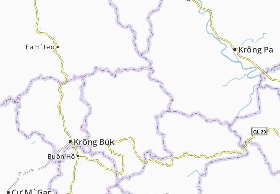 Mapa Cư Klông