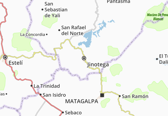 Karte Stadtplan Jinotega