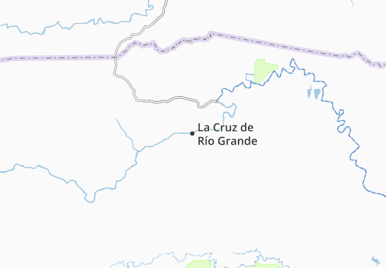 Michelin La Cruz De Rio Grande Map Viamichelin