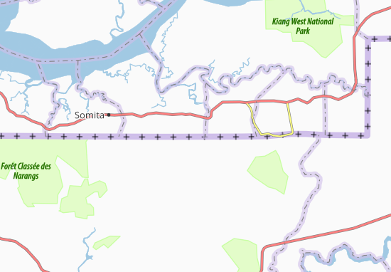 Mapa Tambakunda