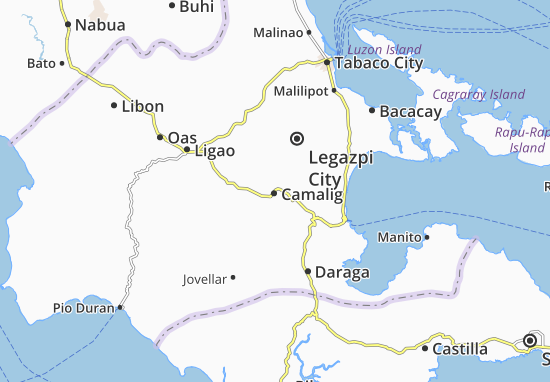 Kaart Plattegrond Camalig