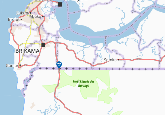 Kaart Plattegrond Tuman Tenda
