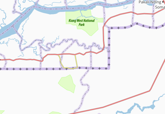 Mapa Kangwalli