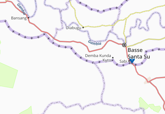 Mapa Sare Cherno