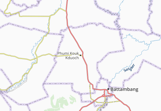 Mapa Phumi Kouk Kduoch