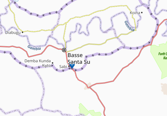 Mapa Bangasiya Fali