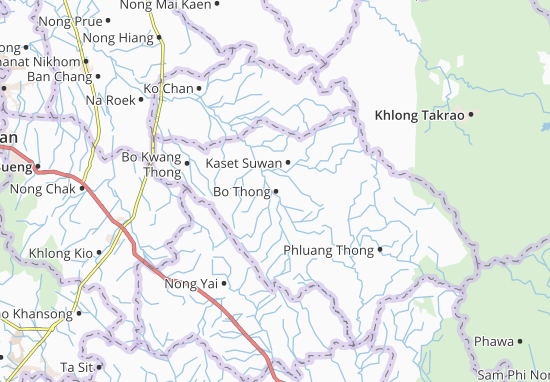 Karte Stadtplan Bo Thong