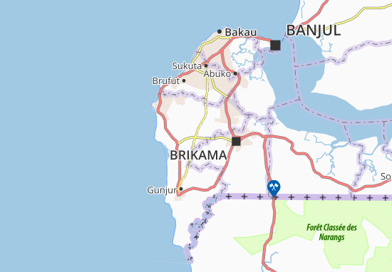 Mapa Jambanjali