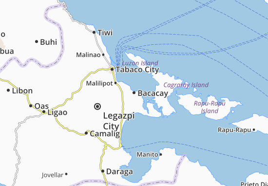 Karte Stadtplan Bacacay