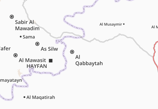 Karte Stadtplan Al Qabbaytah