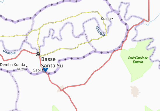 Njarinjufa Map