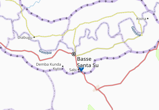 Giroba Kunda Map