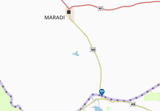 Mapa Madarounfa