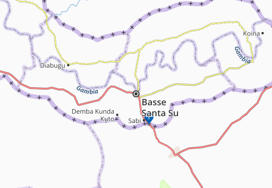 Basse Santa Su Map