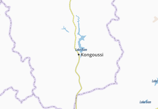 Karte Stadtplan Kongoussi
