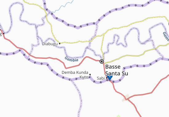 Mapa Kanube