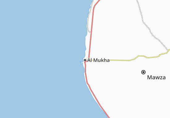 Karte Stadtplan Al Mukha