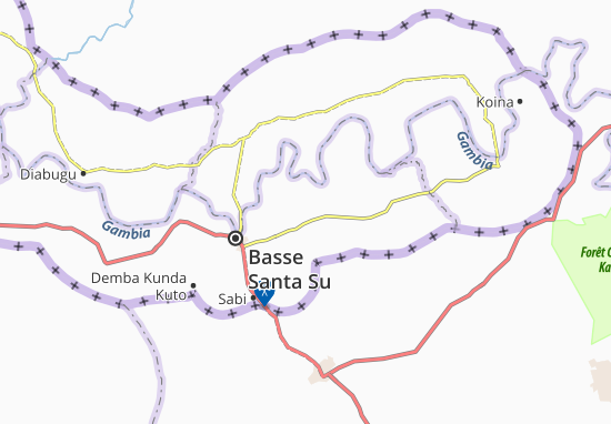 Mapa Kusa Burey