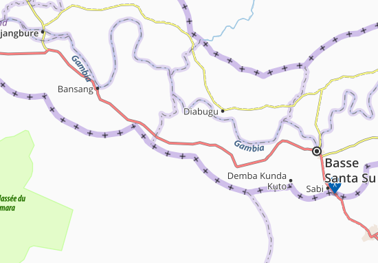 Sinchu Sara Mballa Jimara Map