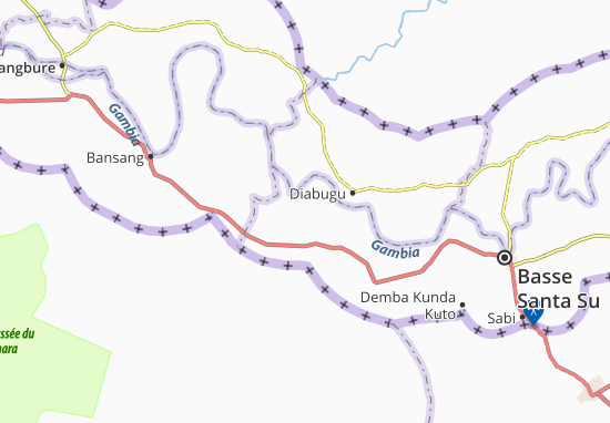 Kaart Plattegrond Timbintu