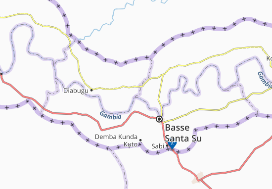 Mapa Mbye Kunda