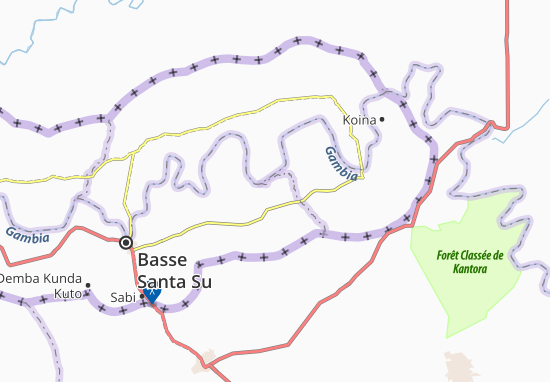 Mapa Banu Kunda