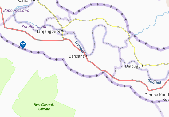 Mapa Mabali Kotor