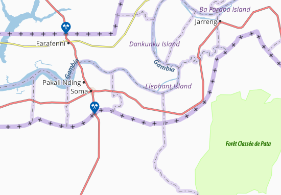 Karte Stadtplan Kanuma