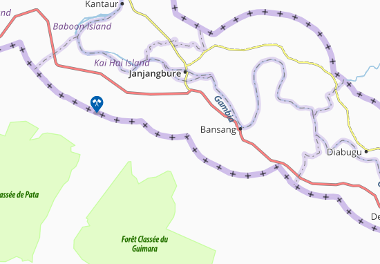 Mapa Madina Tunjang