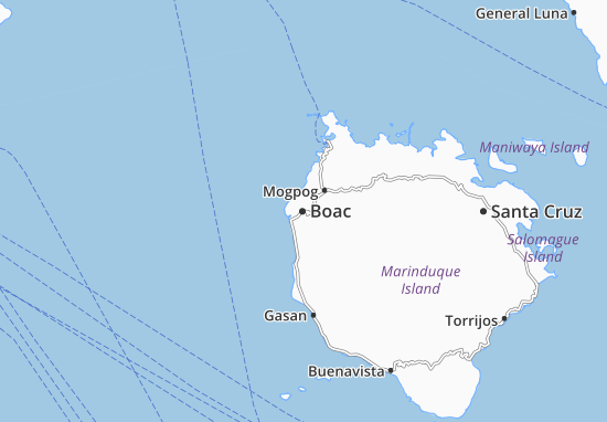 Mapa Boac