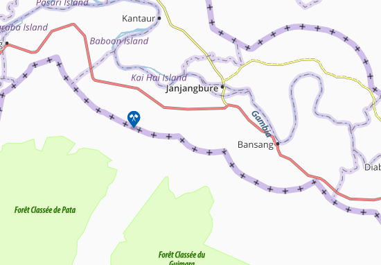 MICHELIN-Landkarte Sering Sahor - Stadtplan Sering Sahor - ViaMichelin